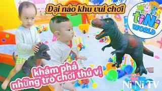 Đại náo khu vui chơi tini world cùng gia đình Nì Nì TV