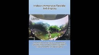 indoor immersive flexible led display #advertising #ledscreen #ledsign #ledpanel #exhibition