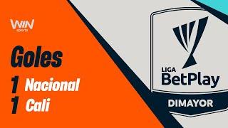 Nacional vs. Cali (goles) | Liga BetPlay Dimayor 2024-2 | Fecha 7