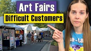 How to Deal with Difficult Customers in Your Art Fair Booth