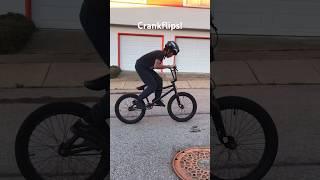 My first crankflip !       #bmx #crankflip