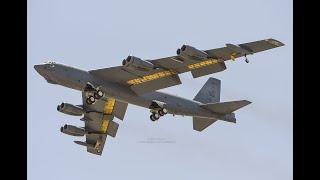 LOUD!! B-52 Stratofortress working the pattern in Fort Worth!