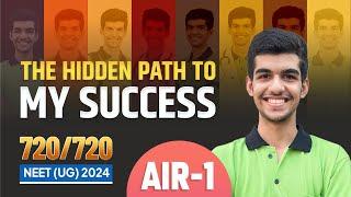 AIR-1 in NEET 2024 (720/720) | The Hidden Path to My Success  Taijas Singh | ALLEN