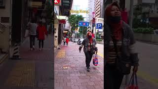 Hong Kong, China  | Skyscraper City with Real Ambient Sounds  #shorts