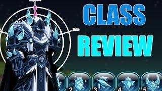 AQW Glaceran Warlord Class Review [Base Class] | A Mid tier Class But With a 7 Player Heal