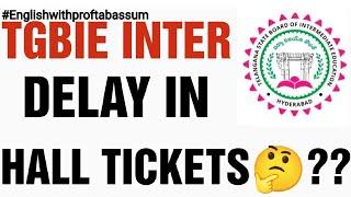 TGBIE INTERMEDIATE HALL TICKETS 2025 #inter1styear #intersecondyear #tsinterexams