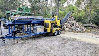 FIREWOOD PROCESSING WITH A DYNA PRODUCTS SC16