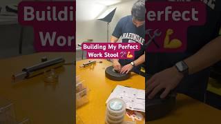 DIY Workshop Setup: Building my perfect work stool ️ #diyprojects #smallbusiness #businessgrowth