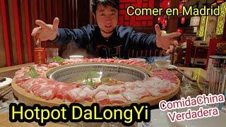 Hotpot tradicional en Madrid, comiendo la comida china verdadera con Masterchen