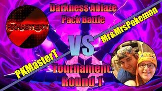 *ROUND 1* DARKNESS ABLAZE PACK BATTLE TOURNAMENT w/Mr&MrsPokemon!