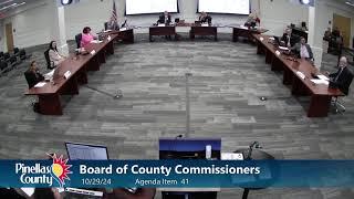 Board of County Commissioners 2 p.m. Regular Meeting & 6 p.m. Public Hearing 10-29-24