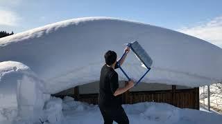 落雪注意！雪でスカッとする動画。 スノーダンプ編