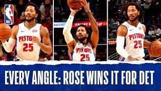 Every Angle: Derrick Rose Hits GAME WINNER!