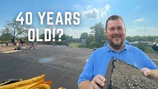 Replacing a 40 Year Old Roof! - Real Estate Investing