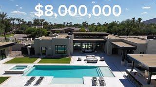 What $8,000,000 gets you in Paradise Valley Arizona! | Mansion Tour