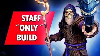 How to make a Staff "Only" Build in Skyrim...