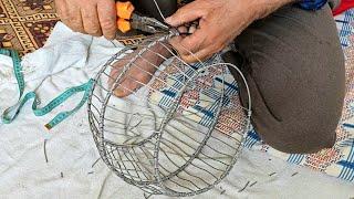 Wonderful Metal Wire Basket Making (A New Method)