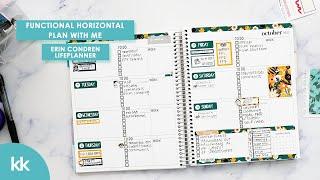 Erin Condren Horizontal Lifeplanner Functional Plan with Me Minimal Planner Stickers Mama Gloria