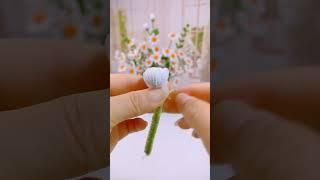 Handmade diy pipe cleaner daisy flower #diyflowers #diy #craft #diy #handmade #handmadegifts #gift