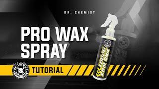 Dr.Chemist Car Care Product | Pro Wax Spray