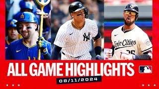 Highlights from ALL games on 8/11! (Yankees slug 4 homers, Mariners complete the sweep AND MORE!)