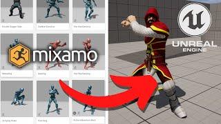 How to Import a Character and Animations From Mixamo into Unreal Engine 5