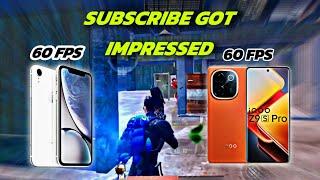 IPHONE XR VS IQOO Z9s PRO 1v1 BATTLE 60FPS VS 60 FPS