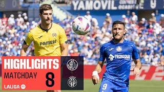 Highlights Getafe CF vs Villarreal CF (0-0)