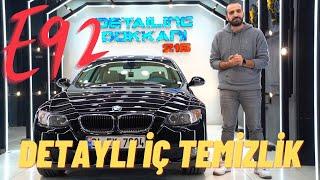 BMW E92 320i Detaylı İç Temizlik Uygulaması