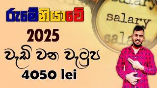 2025 සිට රුමේනියාවේ වැටුප් වැඩි වීම | Minimum wage and taxes in Romania (2025) 