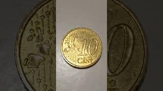 10 EURO Cent 1999 RF #coins #euro #europe #eu #coin