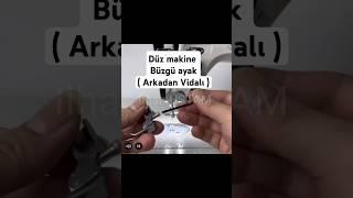 Düz makine büzgü ayak ( Arkadan vidalı )