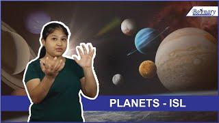 Boonary Foundation | Free course for Deaf in ISL | Planets name | Easy learning for kids and adults.