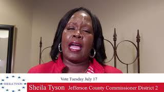 Sheila Tyson - Candidate for District 2 County Commission