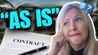 As Is Real Estate Contracts - The TRUTH About Selling or Buying As Is | Port St Lucie Florida