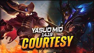 Courtesy - Yasuo vs Zed MID Patch 14.19 - Yasuo Gameplay