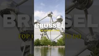 Top 10 Things to do in Brussel, Belgium #shorts #brussels  #travel #belgium #europe #holidays