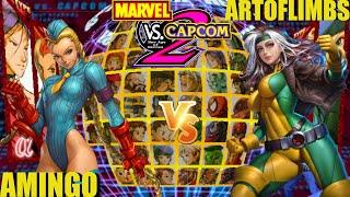 Marvel vs Capcom 2: ARTOFLIMBS vs AMINGO