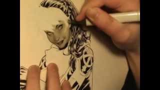 Rogue head tutorial speed art by Mark Brooks