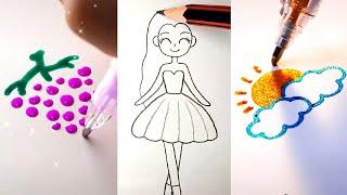 EASY DRAWING TRICKS FOR PERFECT DRAWINGS. AWESOME DRAWING TUTORIAL