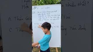 Toán lớp 1 - Toán suy luận - Liên quan Nhiều hơn - Ít hơn - Ba vị thần thi ăn #thaygiangdaytoan