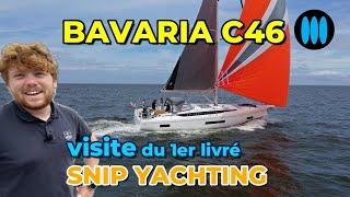 Visite du 1er BAVARIA C46, livré par SNIP Yachting à Ouistreham