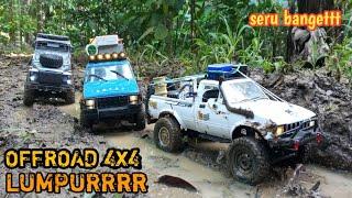 Adu Rc Offroad Lumpur Menantang Mn99s vs Mn78 vs Wpl c24-1