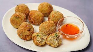 Crispy Chicken Ball Recipe | Easy Chicken Snacks Recipe | Yummy