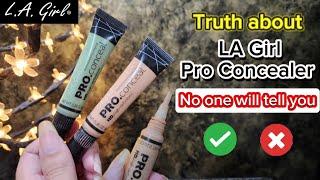 L.A girl pro concealer honest review and price ️ color corrector | full coverage cheap concealer