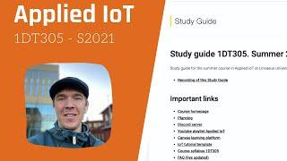 Study guide, Summer 2021 Applied IoT