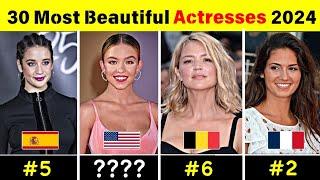 30 Most Beautiful Actresses 2024