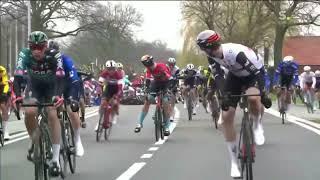 Huge crash at the 2023 Tour of Flanders