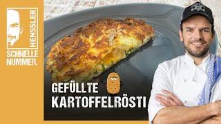 Schnelles Gefüllte Kartoffelrösti Rezept von Steffen Henssler