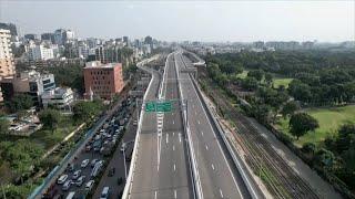 GLOBALink | China-built elevated expressway opens to traffic in Bangladesh's Dhaka